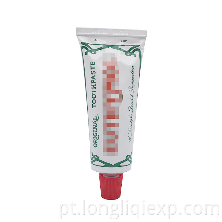 75ml de marca própria de creme dental original natural para venda